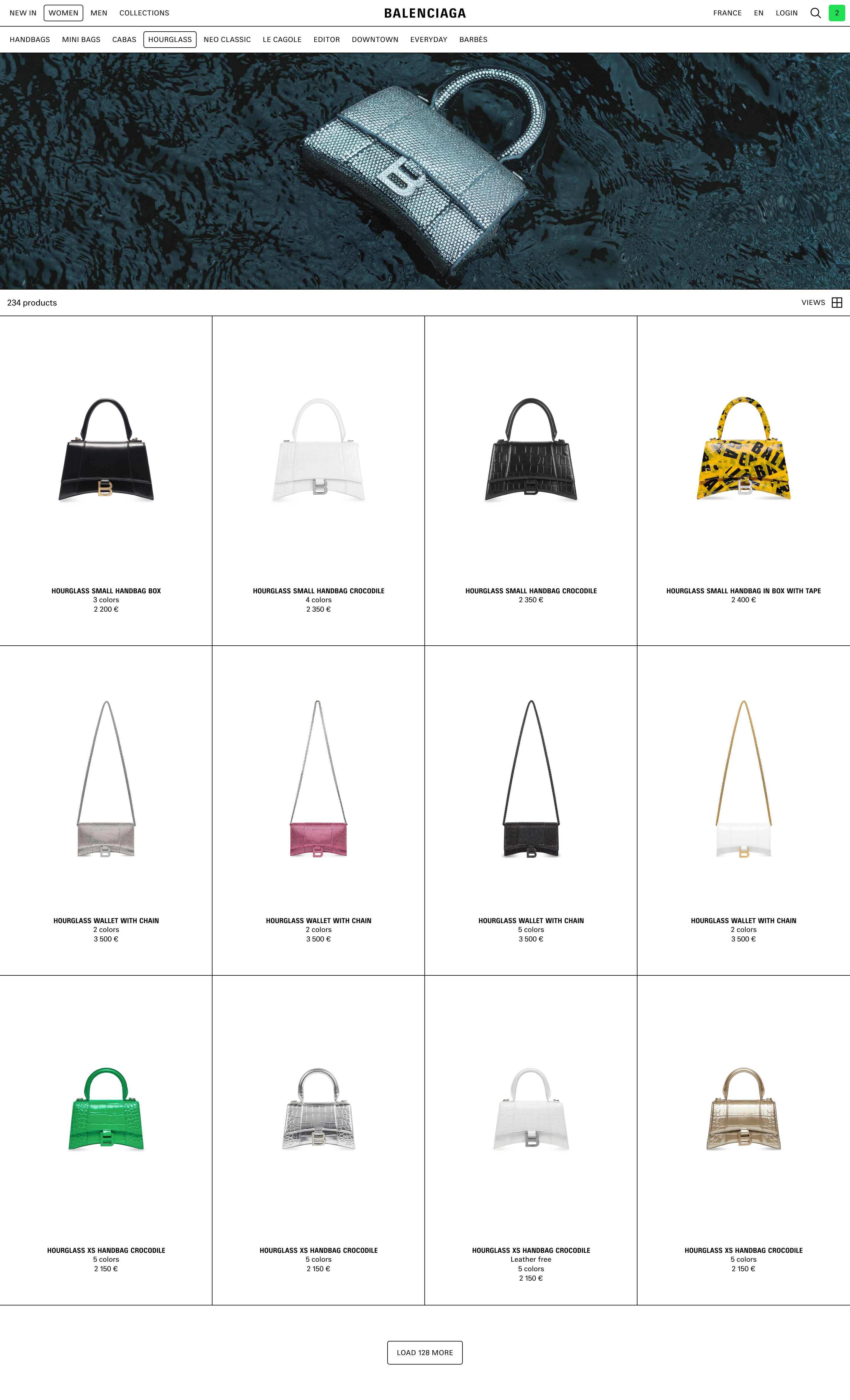 Balenciaga website store